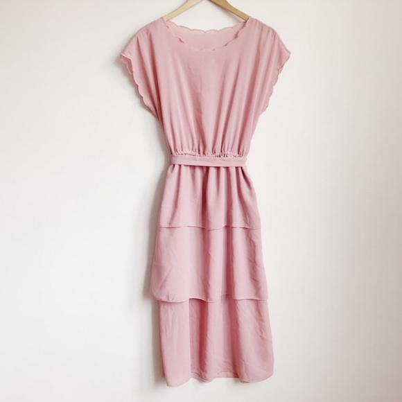 Vintage Dresses & Skirts - VTG 70s chiffon dress